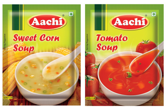 Product Photography Shoot of Aachi tomato soup