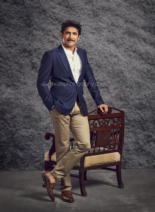 Indian film actor Akkineni Nagarjuna